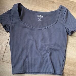 Hollister ribbed crop top